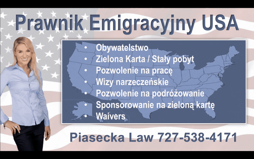 Prawnik Emigracyjny USA Piasecka Law Flag GIF
